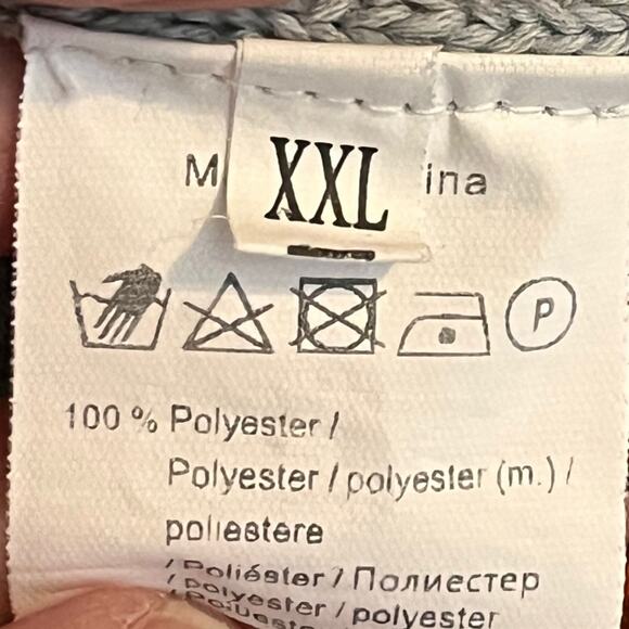 Traeger BBQ Novelty Sweater Mens XXL Orange Grey Farm Barn Pigs Grill Gift Idea - Picture 4 of 8